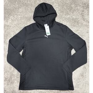 PUMA TEXTURED HOODIE FL - Black - 680775 01 Men’s Size XL NWT